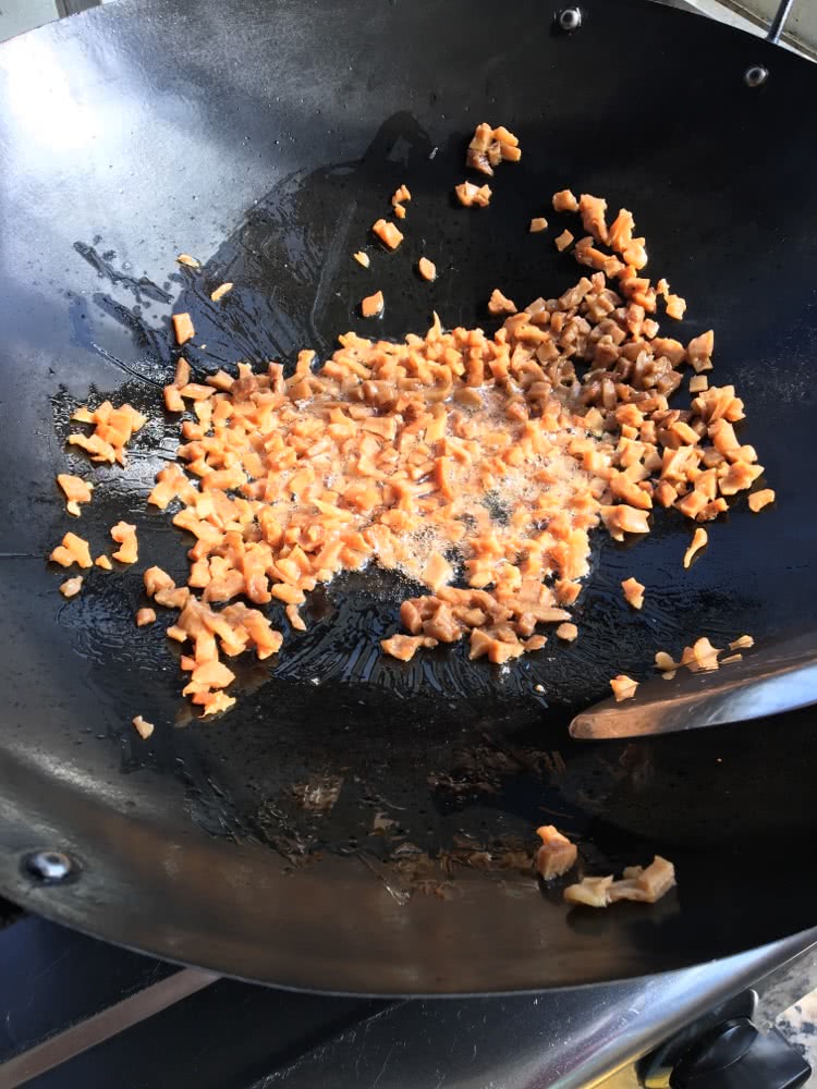 潮汕美食之一萝卜干煎蛋的做法图解3