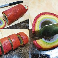 彩虹年輪蛋糕的做法图解9