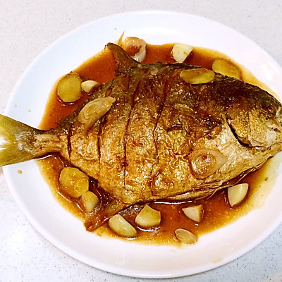 红烧金鲳鱼—私房菜