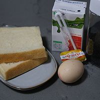#中小学生营养餐#孩子超爱的美味早餐～黄油煎蛋奶吐司的做法图解1