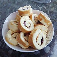 蜜豆蛋糕卷的做法图解5