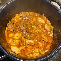 #给年味整点鲜的#《韩式牛肉豆腐锅》的做法图解7