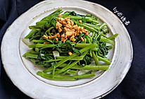 金银蒜蓉空心菜的做法