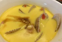 金黄蛋蒸花甲的做法
