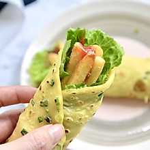 #夏日撩人滋味#薯条肉卷饼