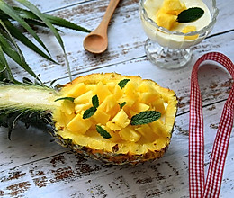 菠萝椰浆冰淇淋的做法