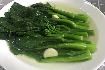 盐水菜心.3分钟搞定