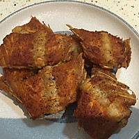 香煎三文鱼骨-懒人菜的做法图解4