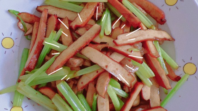 芹菜炒香干