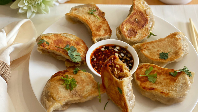 包菜鸡蛋煎饺