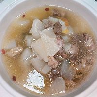萝卜炖羊肉的做法图解4