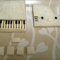 立体吐司♥凯蒂猫钢琴的做法图解4