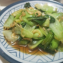 油菜炒虾皮