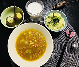 吃过“过桥米线”但你吃过“过桥面”吗？还是咖喱味儿哒的做法