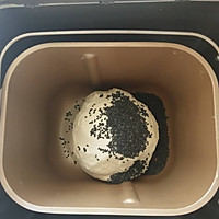 黑芝麻红豆软欧的做法图解4