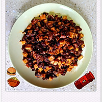香菇牛肉豆干酱的做法图解1