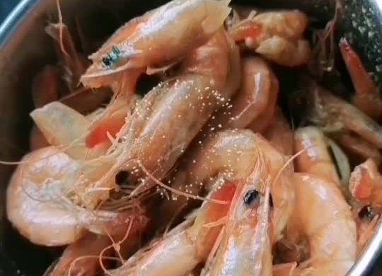 大蒜沫炒虾