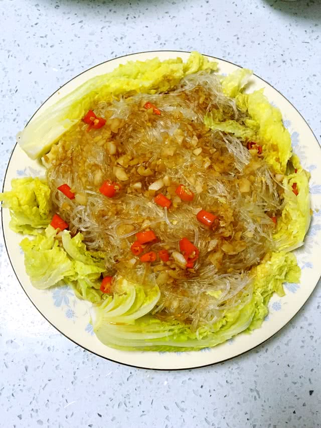 刀客版蒜蓉粉丝娃娃菜的做法图解4