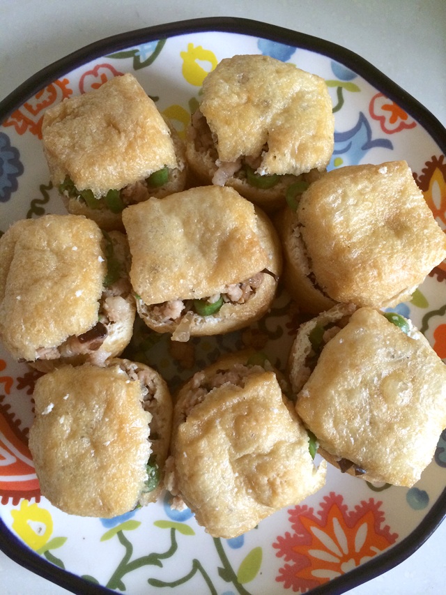 豆腐包?豆角包的做法图解4