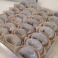 sara阿姨の虾仁荠菜鲜肉大馄饨的做法图解7