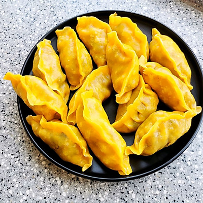 玉米面饺子(西葫芦馅)