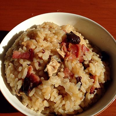 家庭糯米煲仔饭 电饭锅版