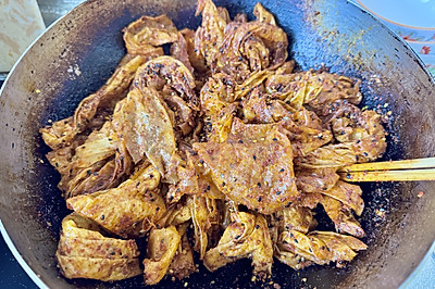 自制豆皮辣条