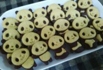 萌萌哒熊猫饼干的做法