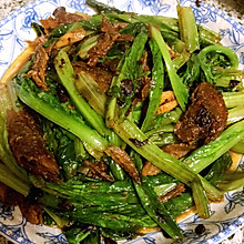 豆豉鲮鱼油麦菜