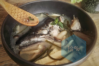 三文鱼头豆腐汤，鲜【三文鱼主题】