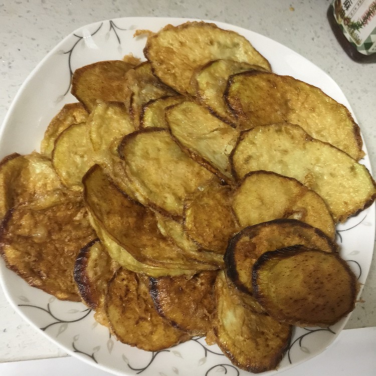 香煎茄饼的做法