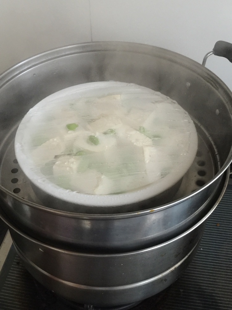 咸蛋黄豆腐#方太一代蒸传#的做法图解5