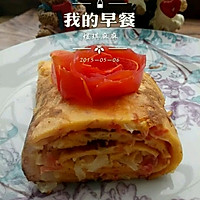 番茄厚饼，快手早餐，宝宝最爱的做法图解13