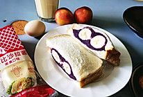 #丘比三明治#健康营养，紫薯香蕉三明治的做法