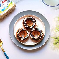#安佳食力召集，力挺新一年#黄油巧克力甜甜圈的做法图解15