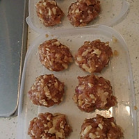 莲藕马蹄煎肉饼的做法图解3