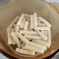 十分钟的泡菜炒年糕的做法图解2