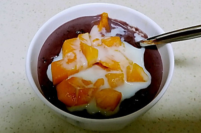 芒果椰浆紫米露
