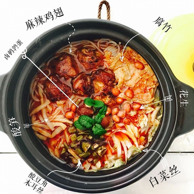 麻辣鸡翅砂锅螺狮粉的做法