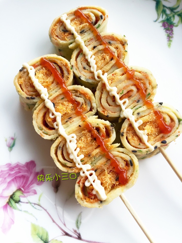 美味鸡蛋卷的做法图解3