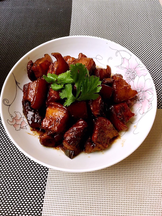 妈妈的红烧肉的做法图解4