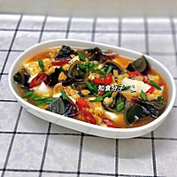 豆腐蒸皮蛋的做法图解9