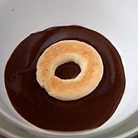 甜甜圈饼干，迷你版的甜甜圈#甜蜜厨神#的做法图解11