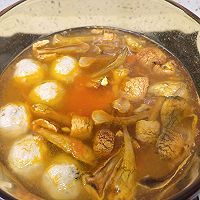 河豚鱼丸姬松茸西红柿汤的做法图解3