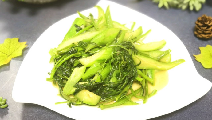 空心菜炒丝瓜
