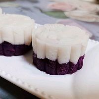 山药紫薯糕的做法图解8