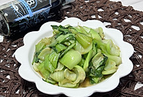 素炒油菜～解腻菜的做法
