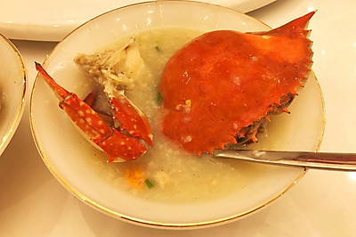 虾蟹海鲜粥
