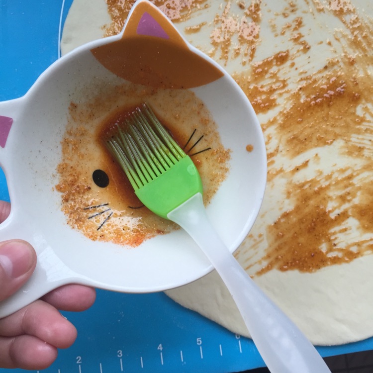迷你肉松烧饼的做法图解5
