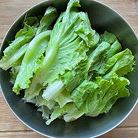 蚝油生菜的做法图解2